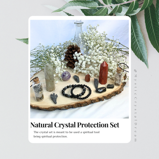 Natural Crystal Protection Set