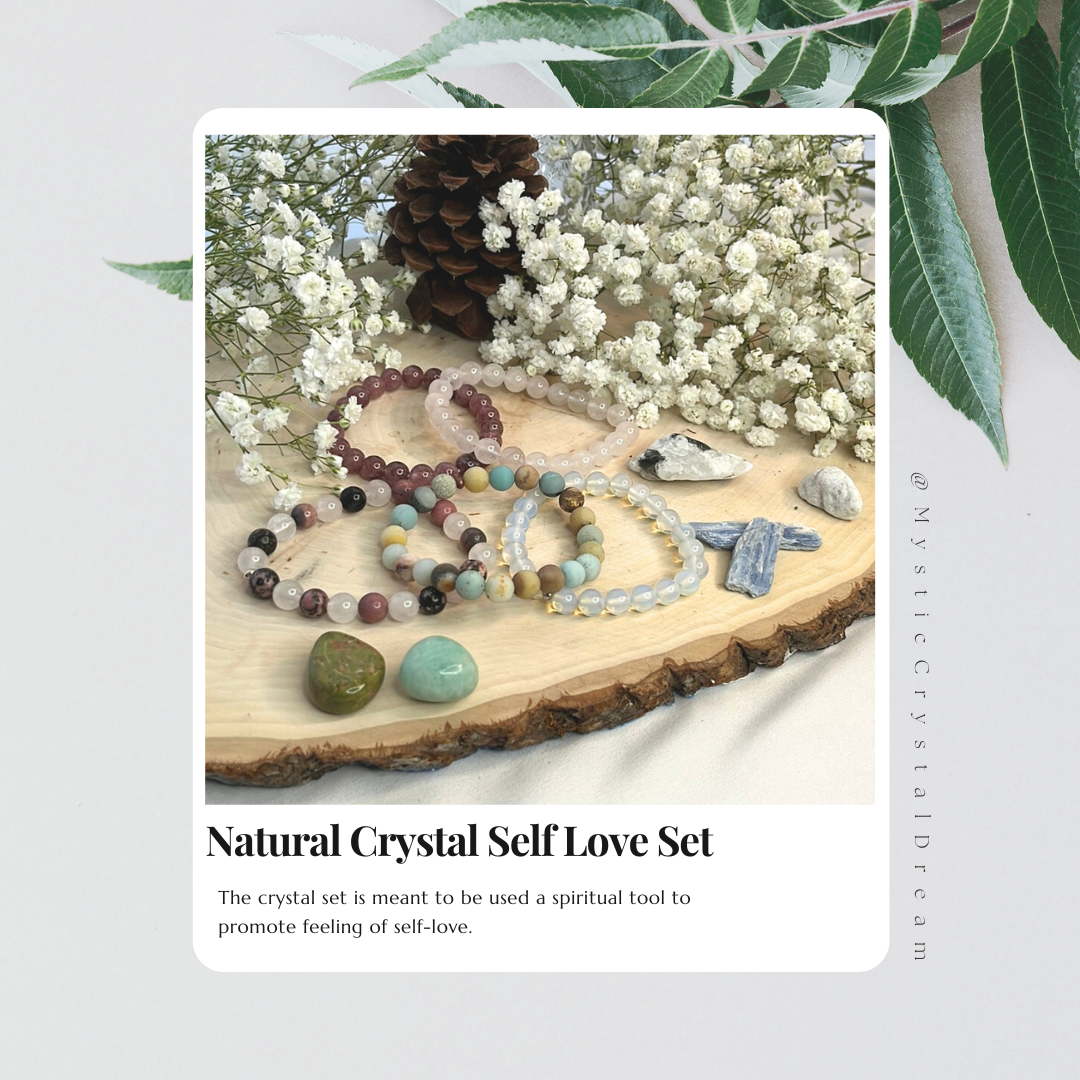 Natural Crystal Self Love Set
