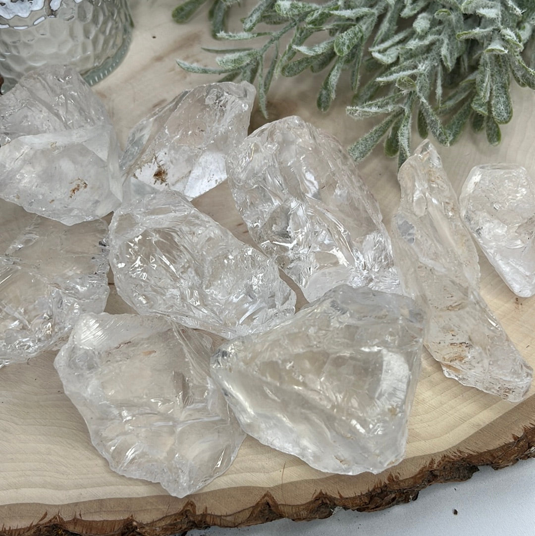 Clear Quartz Rough Chuck Crystal