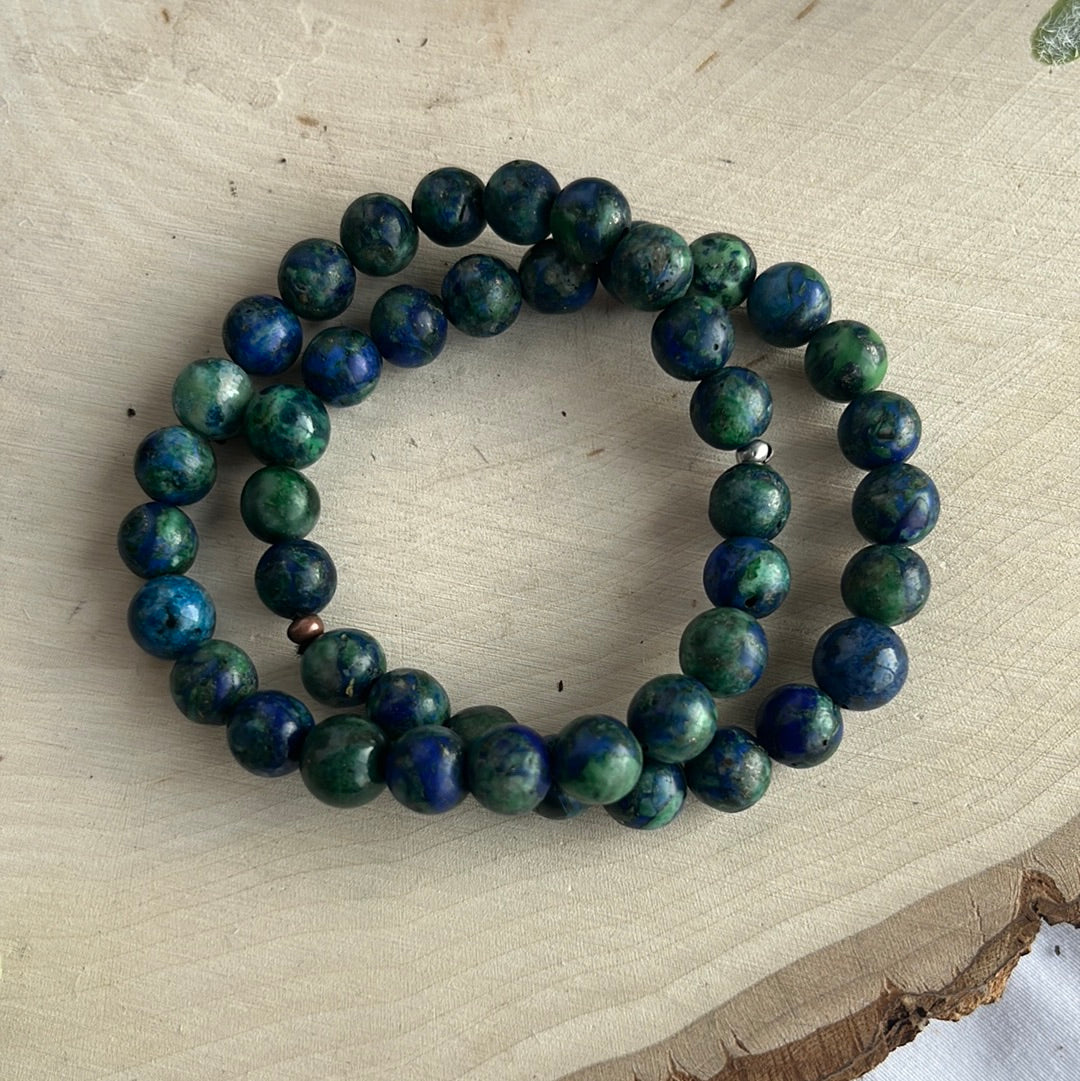 Chrysocolla Round Bracelet