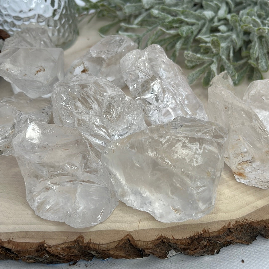 Clear Quartz Rough Chuck Crystal