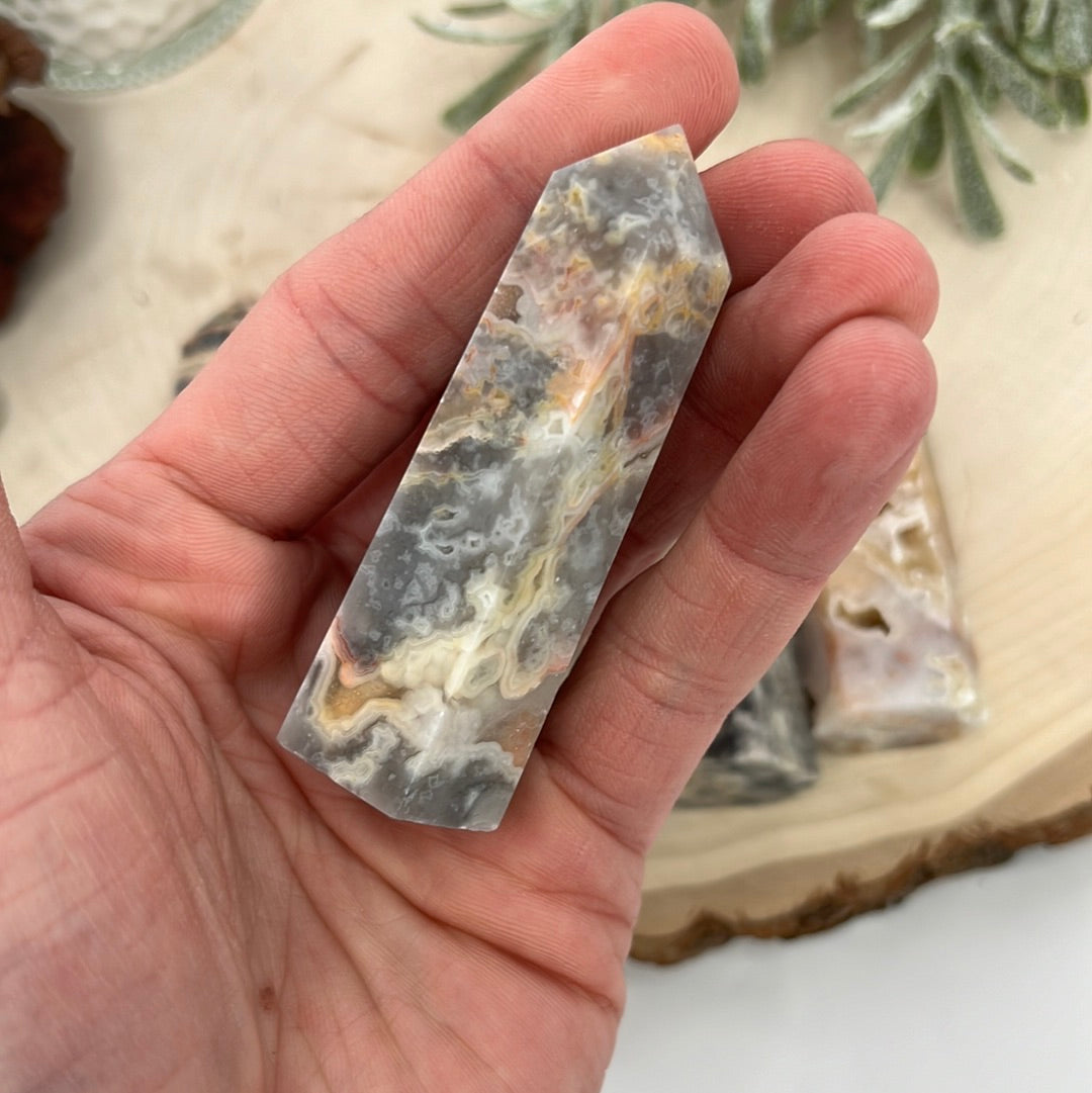 Crazy Lace Agate Stone Points