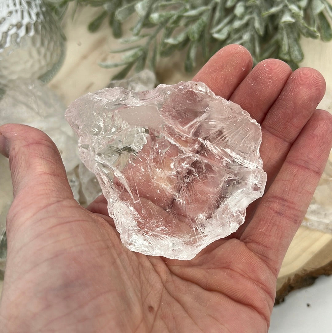 Clear Quartz Rough Chuck Crystal