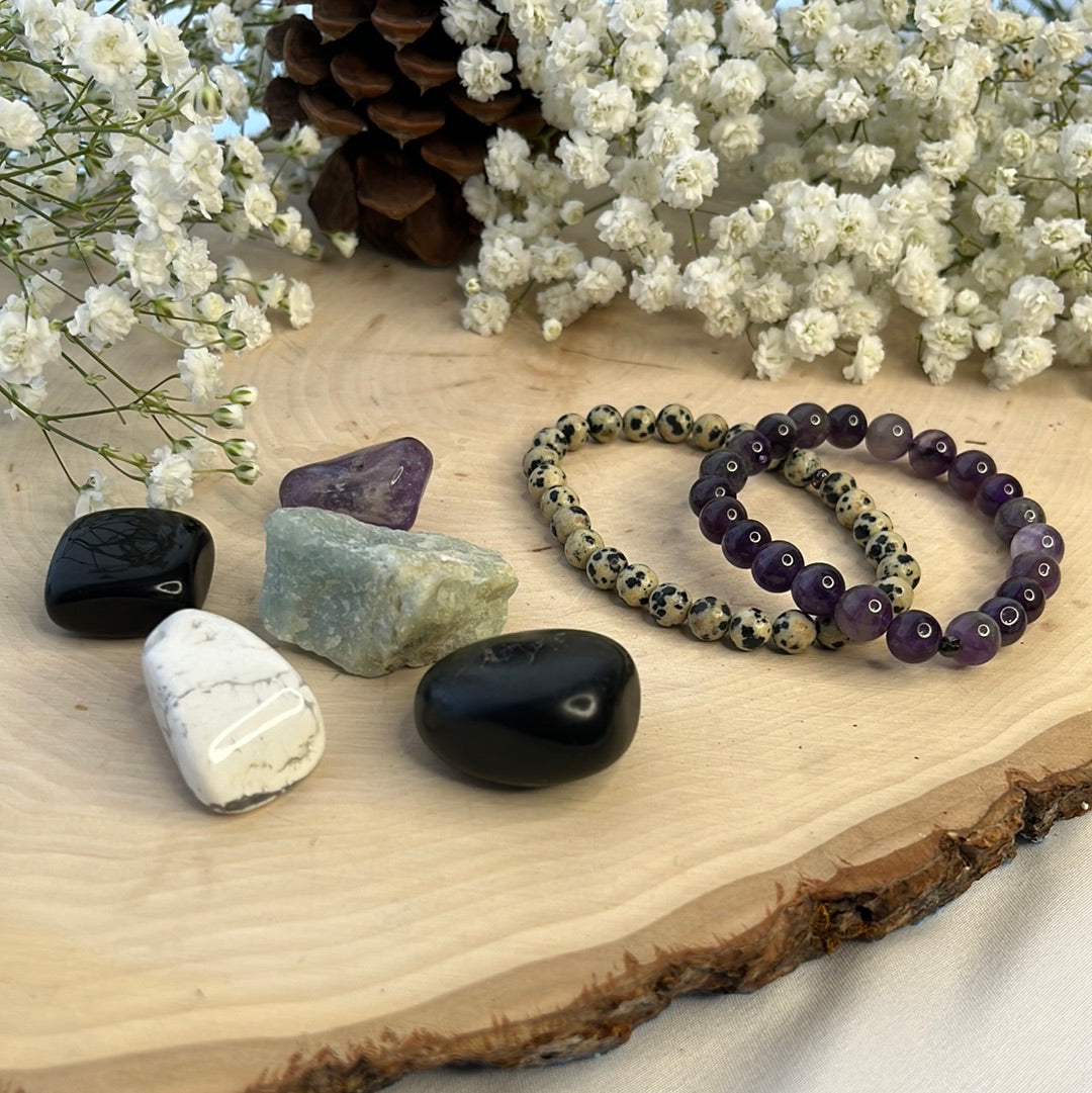 Natural Crystal Anxiety Set