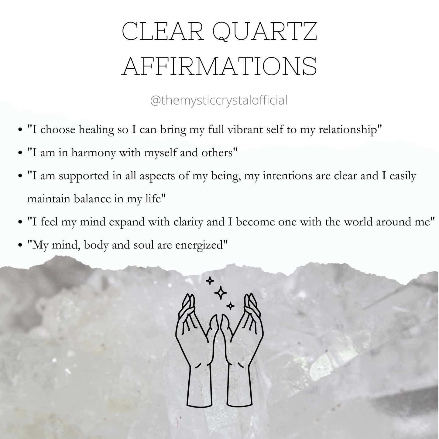 Clear Quartz Rough Chuck Crystal