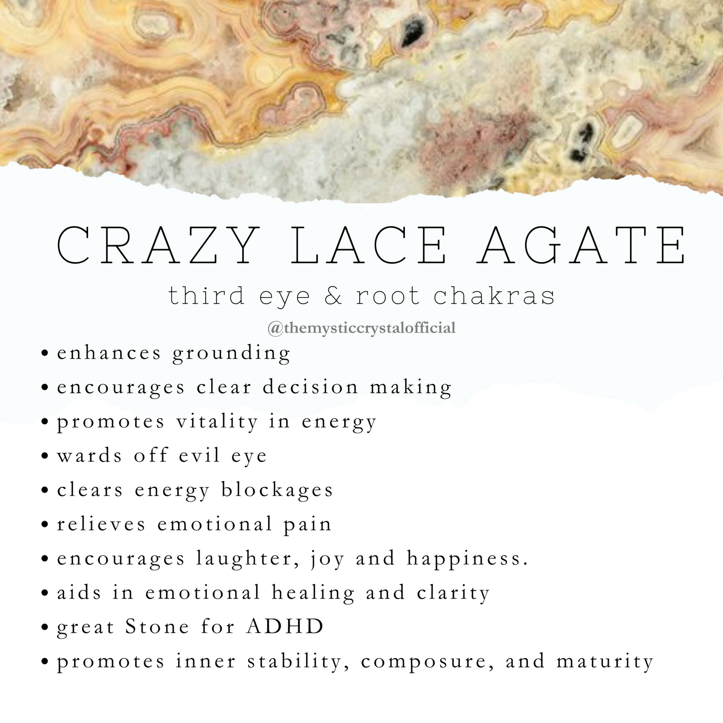 Crazy Lace Agate Stone Points