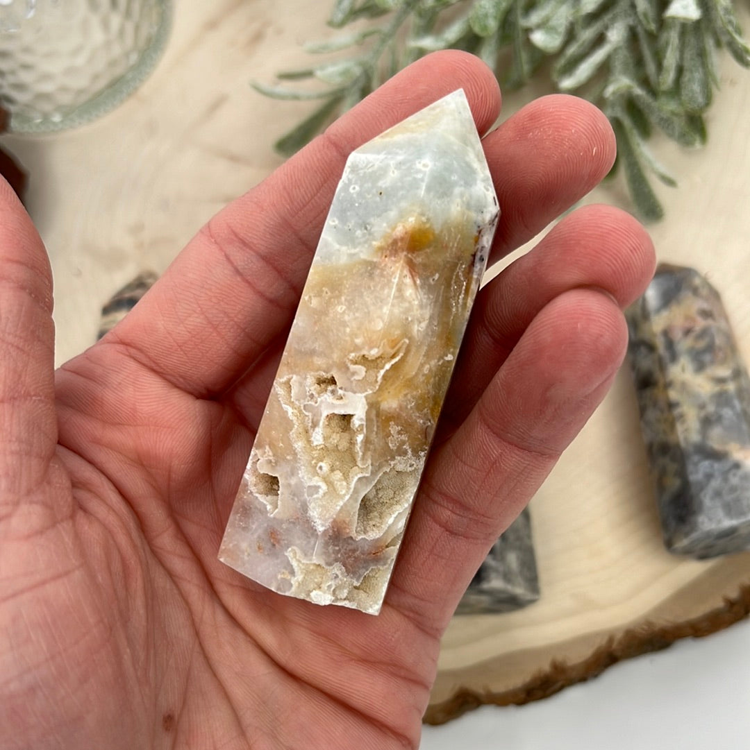 Crazy Lace Agate Stone Points