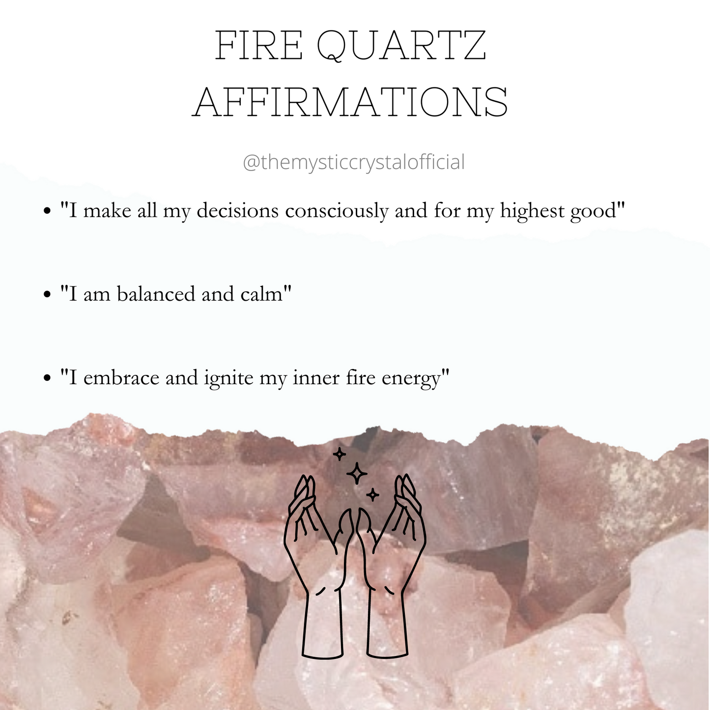 Fire Quartz Crystal Tower Point