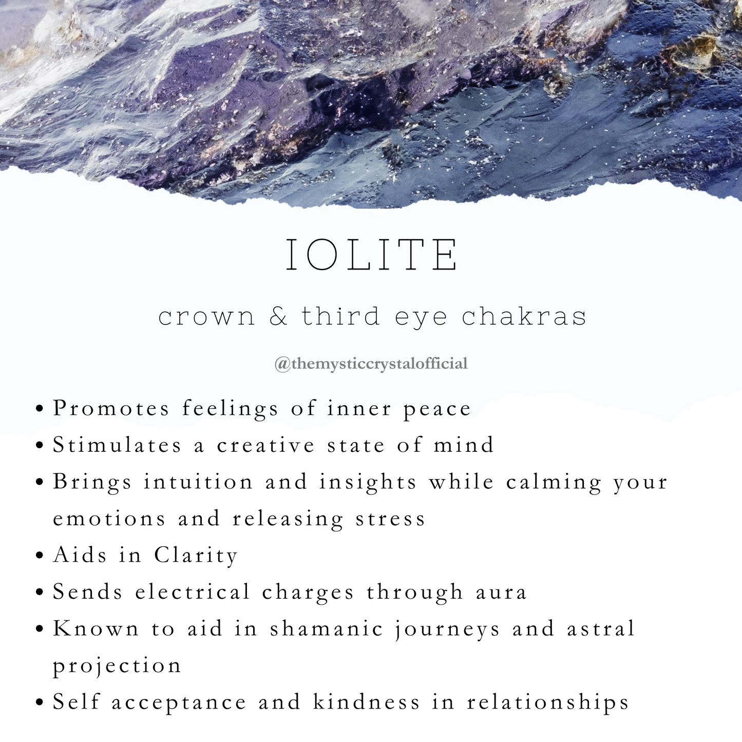 Iolite Round Bracelet