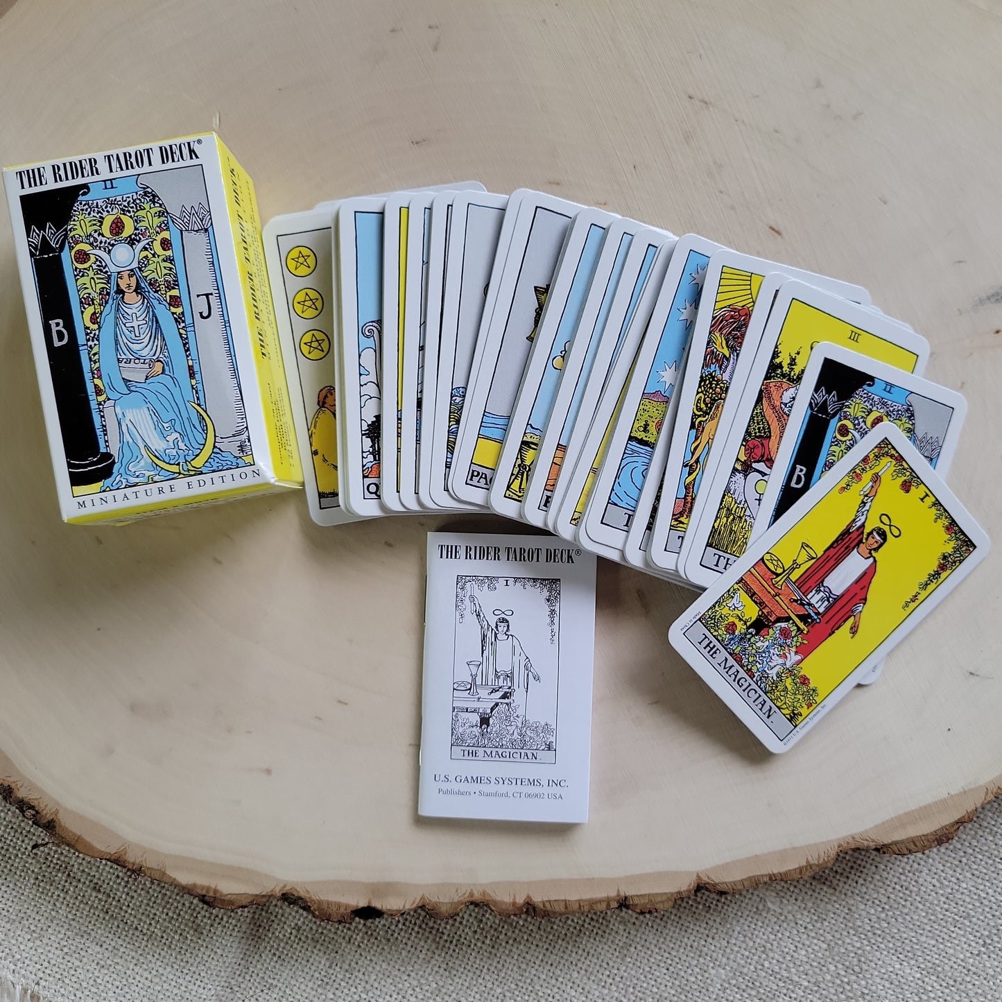 Miniature Rider-Waite Tarot Deck