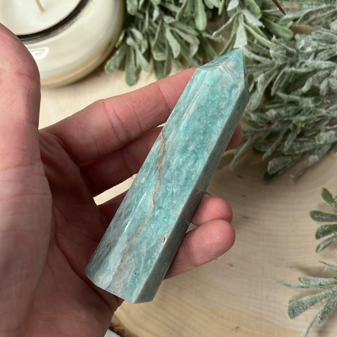 Amazonite Tower Point from Brazil