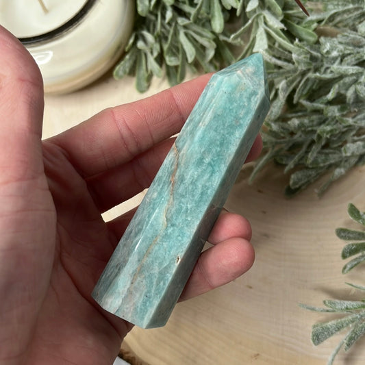 Amazonite Tower Point from Brazil