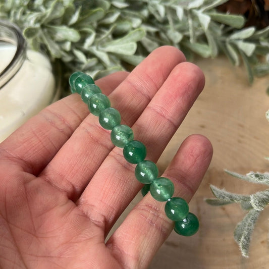 Green Aventurine Round Bracelet