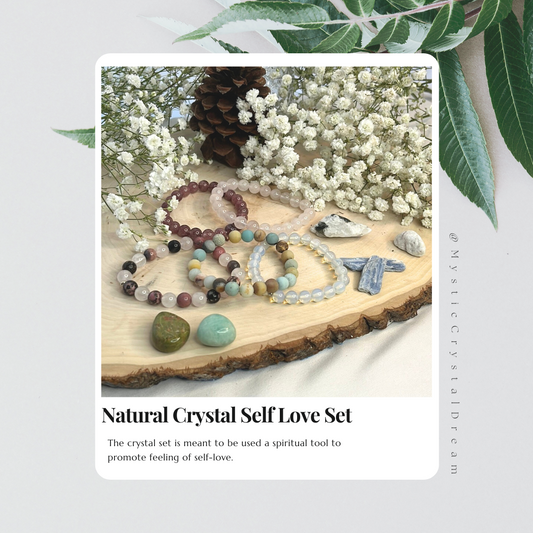 Natural Crystal Self Love Set