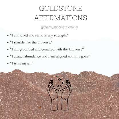 Goldstone Round Bracelet