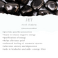Jet Small Tumbled Stones
