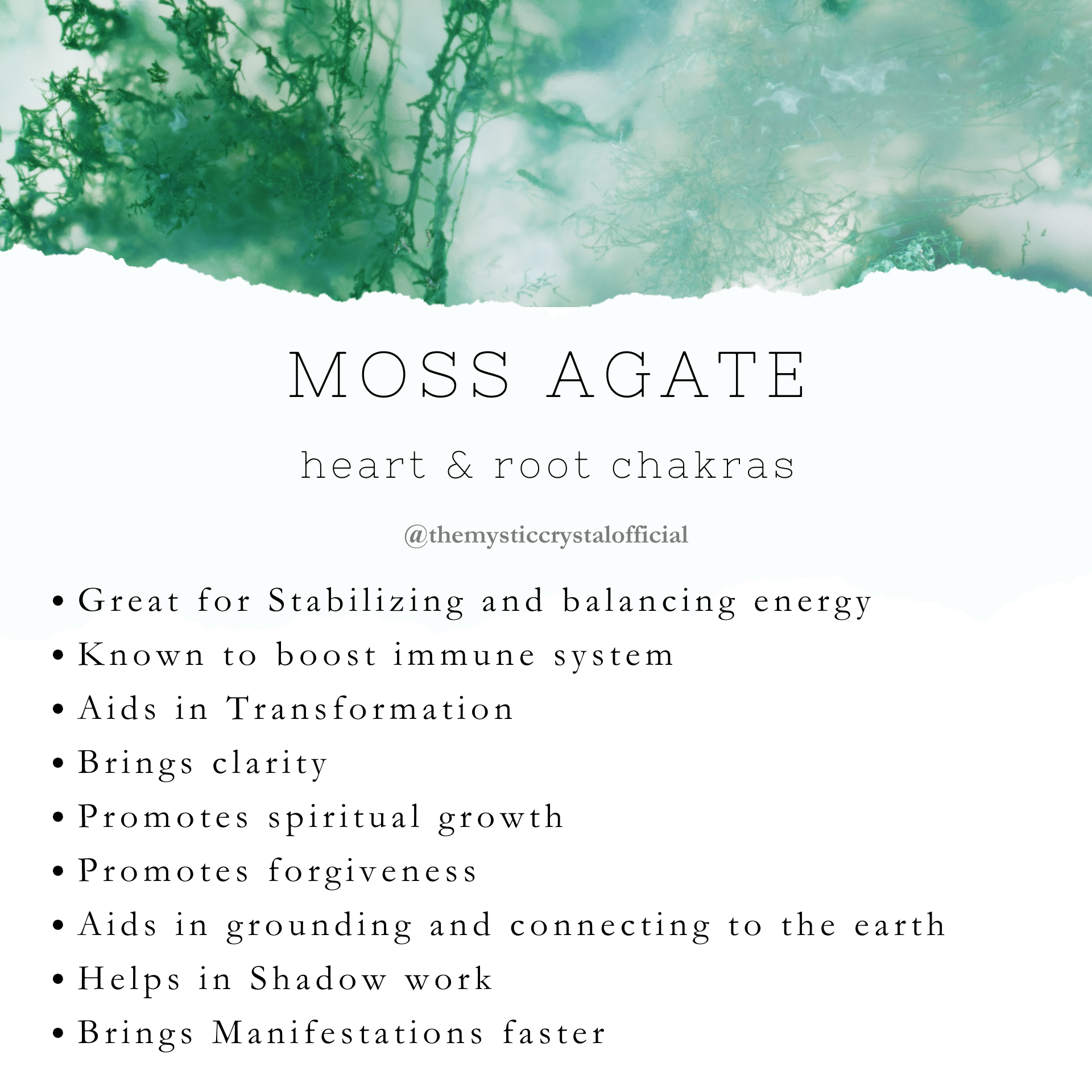 Moss best sale agate benefits