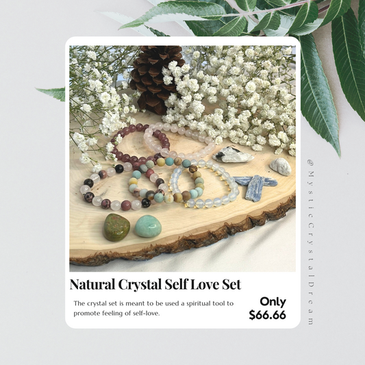 Natural Crystal Self Love Set