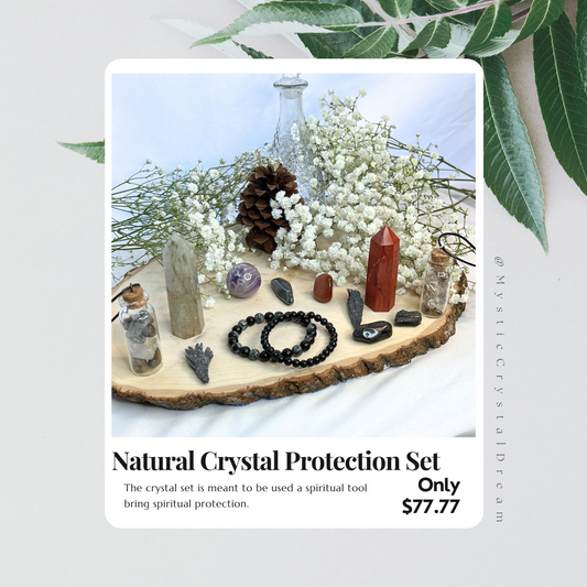 Natural Crystal Protection Set