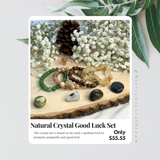 Natural Crystal Good Luck Set