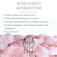 Rose Quartz Crystal Chip Necklace W/ Black Cord