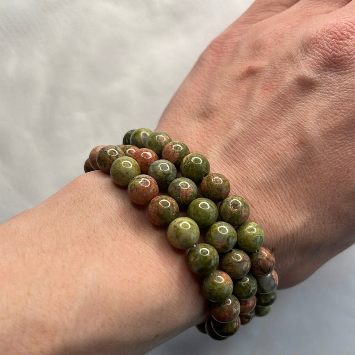 Unakite Round Bracelet