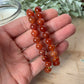 Fire Agate Round Bracelet