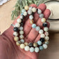 Amazonite Polished Round Bracelet