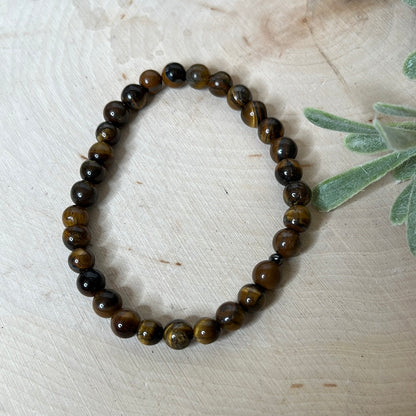 Tiger's Eye Small Round Bracelet